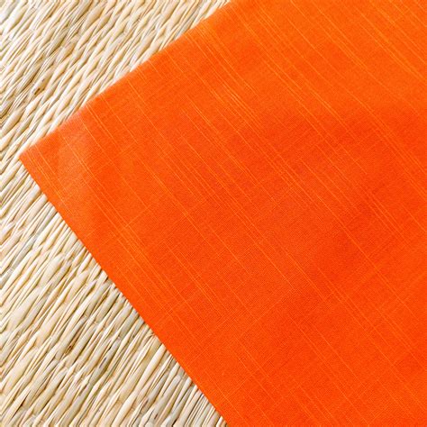 PRE-CUT 2.30 METER Pure Slub Cotton Light Orange Woven Fabric – Sanskruti