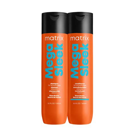 Matrix Mega Sleek Shampoo and Conditioner Set - Controls Frizz, Smooth ...