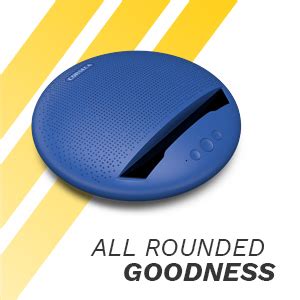 Corseca MuDisc 5W Portable Wireless Bluetooth Deep Bass Stereo Speaker ...