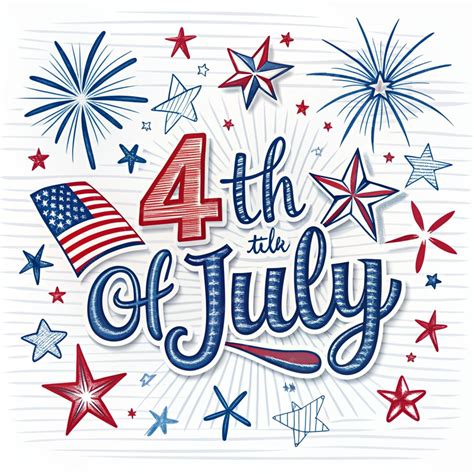 4Th Of July Doodle