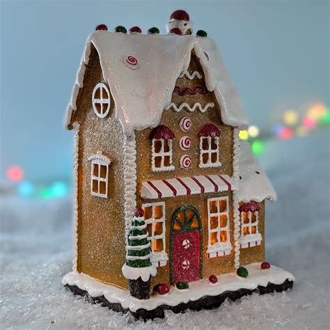 Light up Gingerbread Townhouse - Away with the Fairies