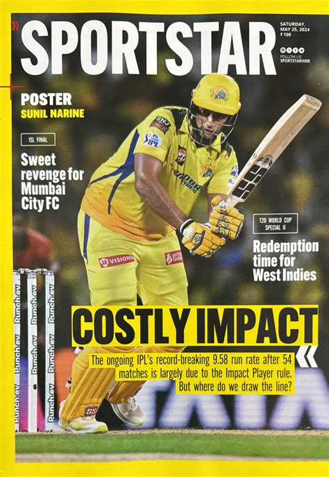 Buy Sports Star magazine 25 May 2024 - Costly Impact Book Online at Low ...