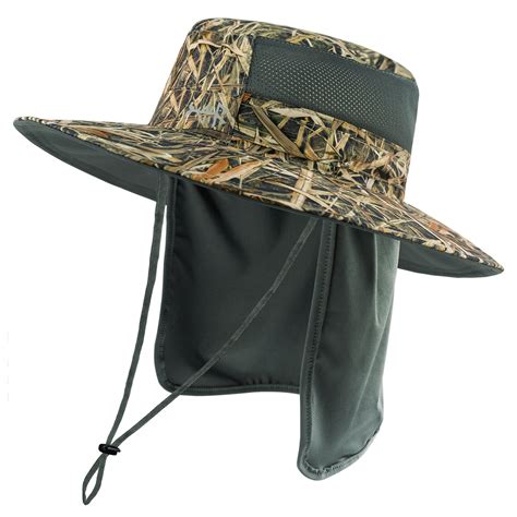Bassdash Removable Fishing Bucket Hat Shaded Outdo... - Grandado
