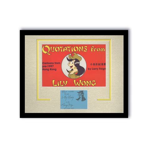 Buy Larry Feign lily Wong AUTOGRAPH Signed Sketch Framed 11x14 Matted ...