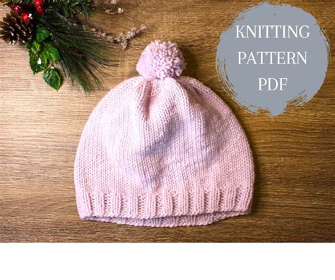 Image result for Simple Knitted Hat Pattern Free