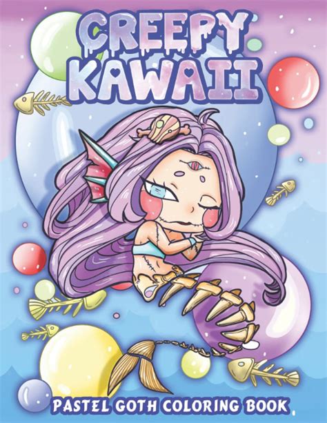 Buy Creepy Kawaii Pastel Goth Coloring Book Cute and Creepy Coloring ...