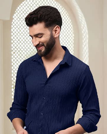 FILO HEVIS Men's Regular Fit Filafil Fabric Casual Shirt with Full ...
