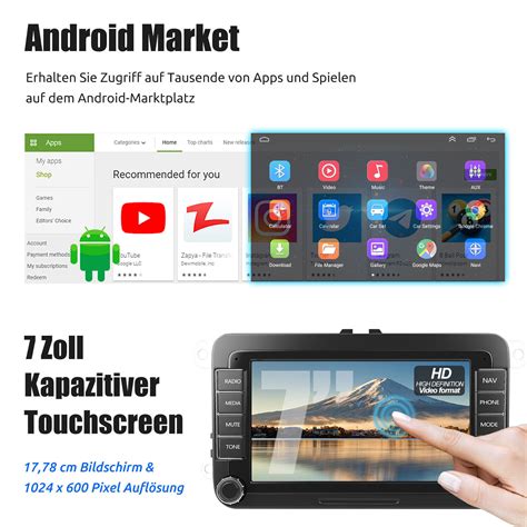 For VW Caddy Golf 6 Touran Polo DAB + Android 11 car | Ubuy India