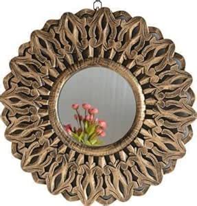 Buy VAS Collection MDF Sun Shaped Mirror Frame for Wall Decor,Bedroom ...