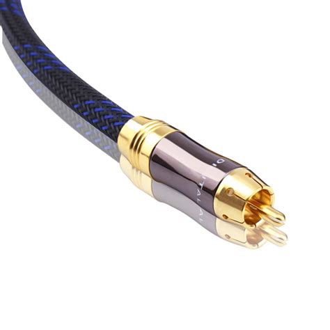 KUYIOHIFI Dual Shielded RCA Male to RCA Male subwoofer Cable (2 Feet ...