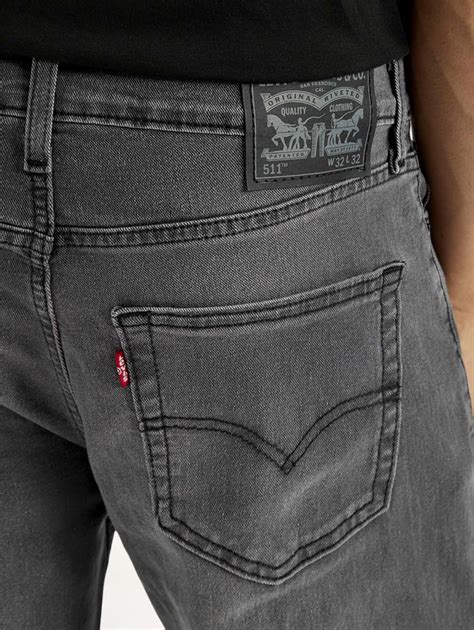 Men's 511 Charcoal Grey Slim Fit Mid Rise Jeans – Levis India Store