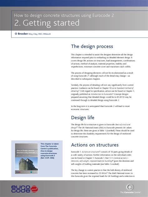 Image result for Eurocode for Concrete Design