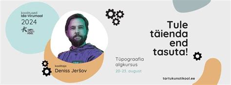 Tartu Kunstikooli kursus: tüpograafia algkursus, OBJEKT multimedia ...