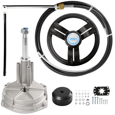 Buy BBH New Outboard Steering System Mechanical Boat Rotary Steering ...