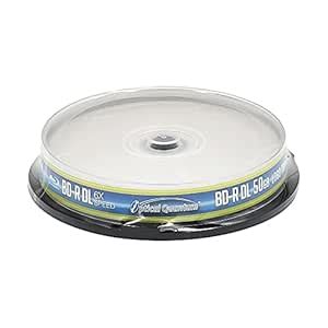 Optical Quantum OQBDRDL06LT-10 6X 50 GB BD-R DL Blu-Ray Double Layer ...