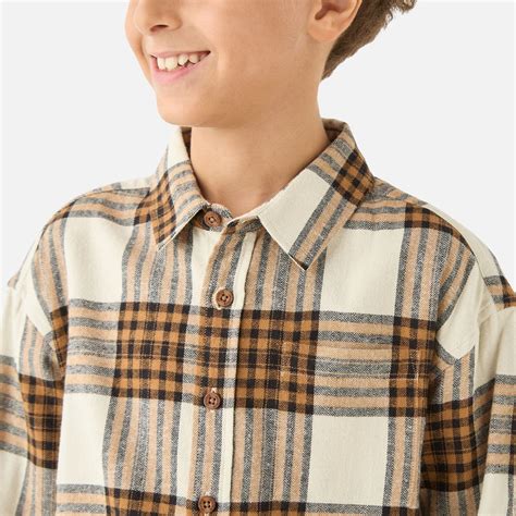 Buy Juniors Checked Shirt with Long Sleeves from Juniors at just INR ...