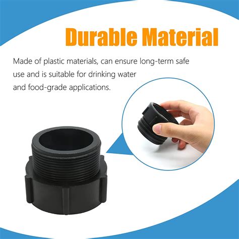 Buy Rierdge 275 330 Gn IBC Tote Tank Food Grade Drain Adapter S60x6 2 ...