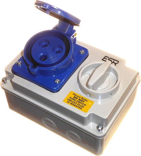 ESR Blue Single Phase Interlock Socket Switched 32A 230V India | Ubuy