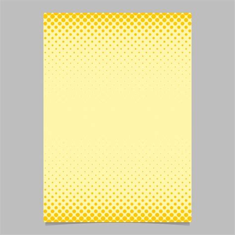 Color abstract halftone circle pattern card template - vector flyer ...