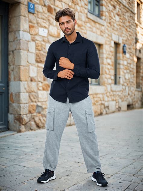 Celio* Solid Regular Fit Viscose-Blend Black Shirts