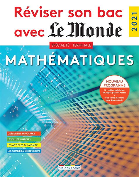 Amazon.in: Buy Reviser son bac avec le monde specialite mathematiques ...