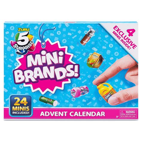 ZURU Mini Brands Series 4 Holiday Advent Calendar - Limited Edition ...