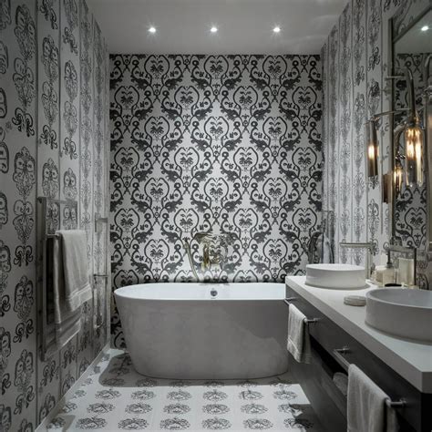 14 Stunning Modern Bathroom Wallpaper Ideas You Need to See
