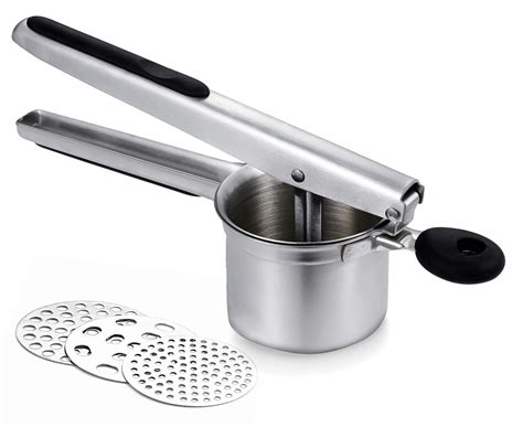 Buy Baskety 29 cm Potato Ricer Fruit and Vegetable Masher with 3 ...