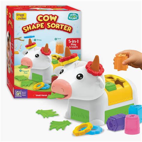 Buy Imagimake Leaps And Bounds Cow Shape Sorter from Imagimake at just ...