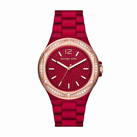 Michael Kors Analog Red Dial Women's Watch-MK7455 : Amazon.in: Fashion