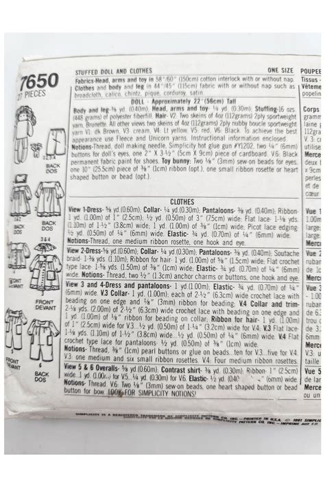 Image result for Simplicity Craft Patterns