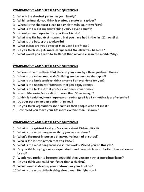 Image result for Comparative Questions