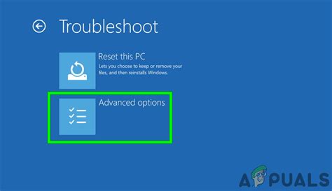 Image result for Automatic Repair Advanced Options