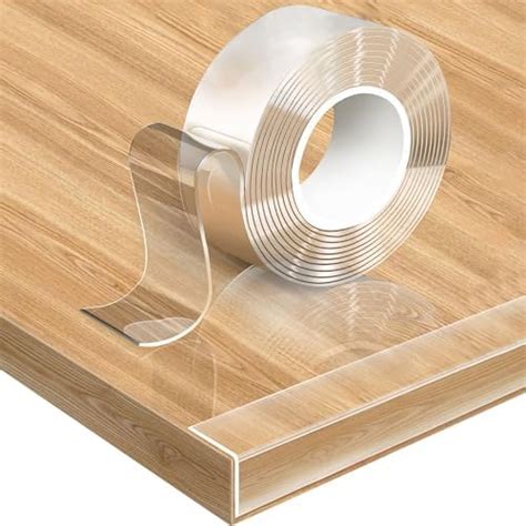 Buy Raenso 9.8ft Long 2mm Thick Transparent Silicone Self-Adhesive Baby ...