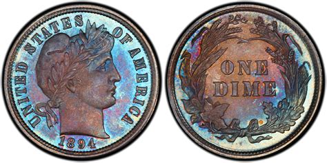 1894 10C (Proof) Barber Dime - PCGS CoinFacts