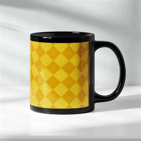 Buy Harry Potter Crest Hufflepuff Ceramic 3D Black Coffee Mug - 325 Ml ...