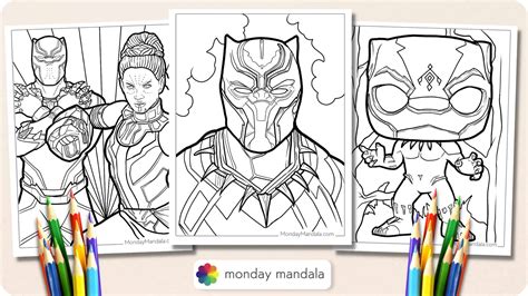 Black Panther Coloring Pages Free Printable