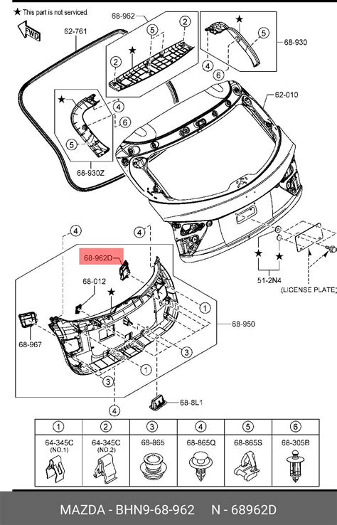 Unveiling the 2014 Mazda CX-9's Underbody Parts: A Detailed Diagram