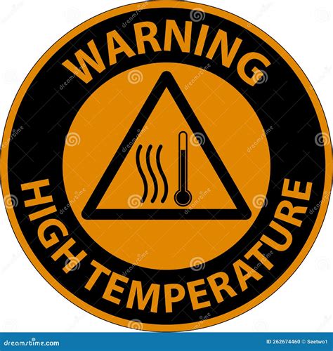 Image result for High Temperature Warning Sign
