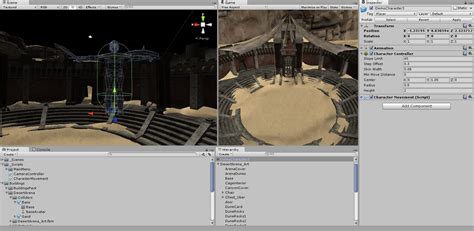 Unity 3D Character Controller 的图像结果