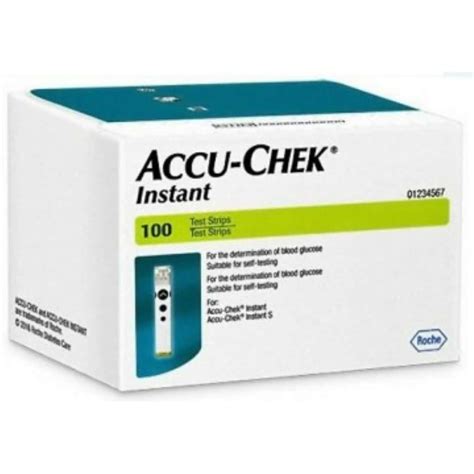 Buy ACCU-CHEK INSTANT GLUCOMETER TEST STRIPS BOX OF 50 Online & Get ...