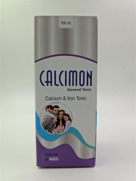 Buy Calcimon Syrup | Calcium & Iron Tonic | 100ml (Pack Of 2) Online at ...
