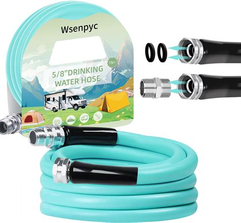Amazon.com: Tsolzdadi RV Drinking Water Hose 15FT 5/8" Water Hose RV ...