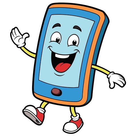 Mobile Phone Cartoon 的图像结果
