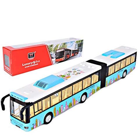 Buy FunBlast Luxury Metal Bus Toy – Long Bus for Kids – Pull Back Toy ...