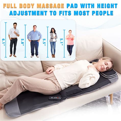 Buy Comrelax Massage Mat with Vibration and Twist Massage,Adjustable ...