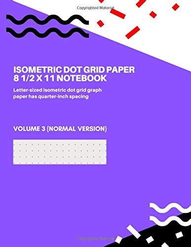 Buy Isometric dot grid paper 8 1/2 x 11 : Letter-sized isometric dot ...