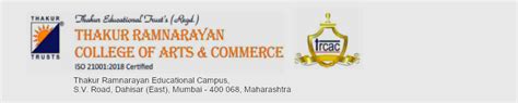 Thakur Ramnarayan College of Arts and Commerce