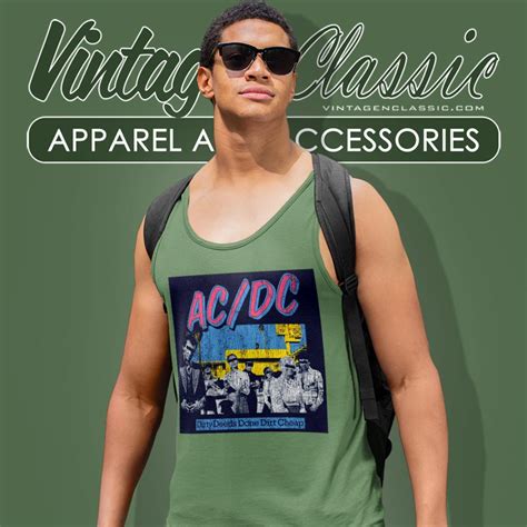 Acdc Dirty Deeds Done Dirt Shirt - Vintagenclassic Tee
