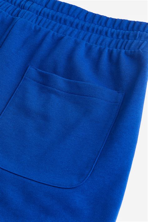 Men’s Bright blue Regular Fit Sweatshorts | H&M IN